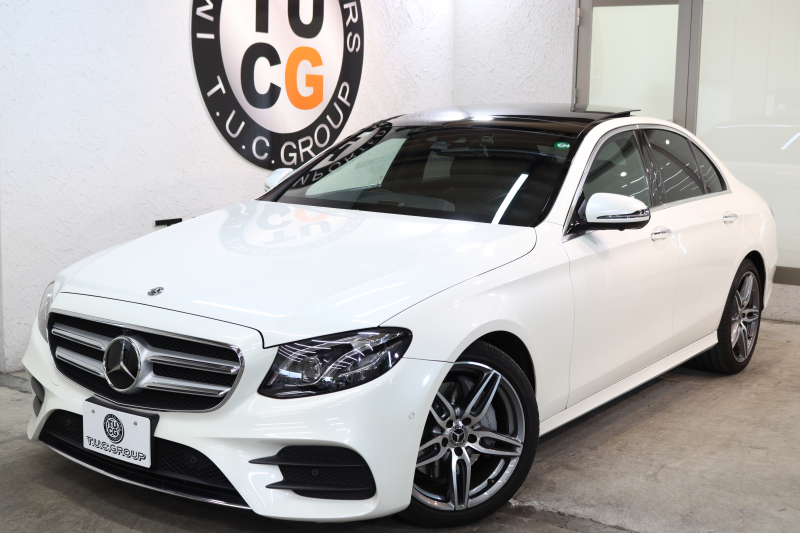 メルセデスベンツ Eクラス E220d AVG AMGﾗｲﾝ ﾚｰﾀﾞｰｾｰﾌﾃｨPKG　中期 NEWｽﾃｱﾘﾝｸﾞ MEｺﾈｸﾄ ｷｰﾚｽｺﾞｰ 黒本革 ｼｰﾄﾋｰﾀｰ ﾊﾟﾉﾗﾏSR  HDDﾅﾋﾞTV ｽﾏﾎ連携  360ｶﾒﾗ PTS LEDﾗｲﾄ  AMGｴｱﾛ&19AW ﾀﾞｲﾅﾐｯｸｾﾚｸﾄ 9AT　2年保証