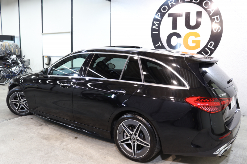 メルセデスベンツ Cクラス C200ｽﾃｰｼｮﾝﾜｺﾞﾝ  AVG AMGﾗｲﾝ ﾚｻﾞｰｴｸｽｸﾙｰｼﾌﾞ&ﾍﾞｰｼｯｸ&ﾚｰﾀﾞｰｾｰﾌﾃｨPKG　ISG搭載 MEｺﾈ 黒本革 ｼｰﾄﾋｰﾀｰ ﾊﾟﾉﾗﾏSR  HUD MBUXﾅﾋﾞ&ARﾅﾋﾞTV ｽﾏﾎ連携 360ｶﾒﾗ PTS 自動ﾃｰﾙｹﾞｰﾄ ﾜｲﾔﾚｽ充電 ﾘｱｱｸｽﾙｽﾃｱ 9AT　2年保証【期間限定在庫】