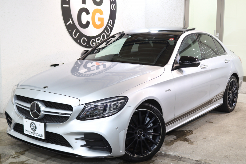 AMG Cクラス C43 4MATIC ﾚｰﾀﾞｰｾｰﾌﾃｨPKG　後期 MEｺﾈｸﾄ ｷｰﾚｽｺﾞｰ 黒本革 ﾊﾟﾉﾗﾏSR ﾍｯﾄﾞｱｯﾌﾟD HDDﾅﾋﾞTV ｽﾏﾎ連携 ﾌﾞﾙﾒｽﾀｰ ﾊﾞｯｸｶﾒﾗ PTS LEDﾗｲﾄ ﾌｯﾄﾄﾗﾝｸOP AMG専用装備&ﾁｭｰﾆﾝｸﾞAMGﾗｲﾄﾞｺﾝﾄﾛｰﾙｻｽ  9AT　2年保証【期間限定在庫】