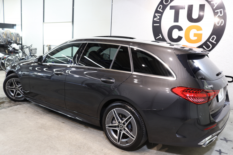 メルセデスベンツ Cクラス C200 ｽﾃｰｼｮﾝﾜｺﾞﾝ AVG AMGﾗｲﾝ ﾚｻﾞｰｴｸｽｸﾙｰｼﾌﾞ&ﾍﾞｰｼｯｸ&ﾚｰﾀﾞｰｾｰﾌﾃｨPKG　1ｵｰﾅｰ ISG搭載 MEｺﾈｸﾄ ｷｰﾚｽｺﾞｰ 黒本革 ﾊﾟﾉﾗﾏSR HUD MBUXﾅﾋﾞ&ARﾅﾋﾞTV ｽﾏﾎ連携 360ｶﾒﾗ PTS LEDﾗｲﾄ 自動ﾃｰﾙｹﾞｰﾄ 9AT 希少色　2年保証付【期間限定在庫】