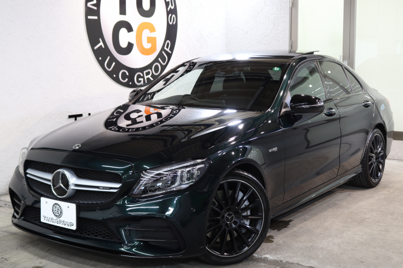 AMG Cクラス C43 4MATIC ﾚｰﾀﾞｰｾｰﾌﾃｨPKG　後期 MEｺﾈｸﾄ ｷｰﾚｽｺﾞｰ 黒本革 ﾊﾟﾉﾗﾏSR ﾍｯﾄﾞｱｯﾌﾟD HDDﾅﾋﾞTV ｽﾏﾎ連携 ﾌﾞﾙﾒｽﾀｰ ﾊﾞｯｸｶﾒﾗ PTS LEDﾗｲﾄ ﾌｯﾄﾄﾗﾝｸOP AMG専用装備&ﾁｭｰﾆﾝｸﾞAMGﾗｲﾄﾞｺﾝﾄﾛｰﾙｻｽ 希少色  9AT　2年保証