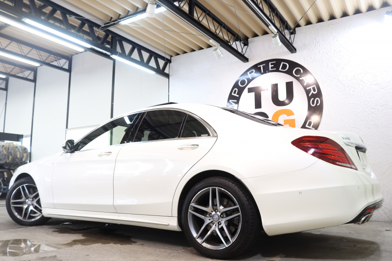 メルセデスベンツ Sクラス S400HV ｴｸｽｸﾙｰｼﾌﾞ AMGｽﾎﾟｰﾂ&ﾚｰﾀﾞｰｾｰﾌﾃｨPKG　中期 1ｵｰﾅｰ ｷｰﾚｽｺﾞｰ 黒本革 ﾍﾞﾝﾁﾚｰﾀｰ ﾊﾟﾉﾗﾏSR ﾍｯﾄﾞｱｯﾌﾟD HDDﾅﾋﾞTV BT音楽 ﾌﾞﾙﾒｽﾀｰ 360ｶﾒﾗ PTS LEDﾗｲﾄ ﾊﾝｽﾞﾌﾘｰA AMGｴｱﾛ&19AW ｸﾛｰｼﾞﾝｸﾞS ｴｱｻｽ 7AT　2年保証