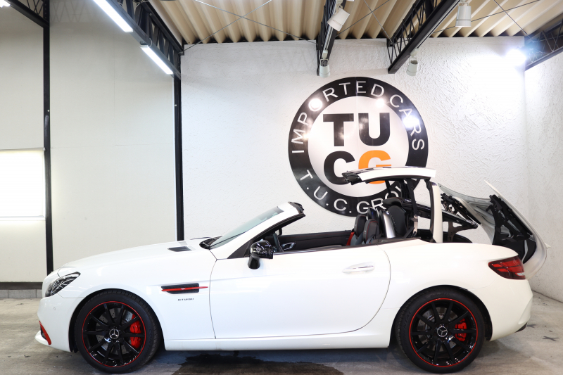 AMG SLC SLC43 ﾚｯﾄﾞｱｰﾄｴﾃﾞｨｼｮﾝ ﾚｰﾀﾞｰｾｰﾌﾃｨPKG　特別仕様車 ｷｰﾚｽｺﾞｰ 専用黒&灰本革 ｼｰﾄﾋｰﾀｰ ｴｱｽｶｰﾌ  ｴｱｶﾞｲﾄﾞ HDDﾅﾋﾞTV ｽﾏﾎ連携 harman/kardon ﾊﾞｯｸｶﾒﾗ PTS LEDﾗｲﾄ 専用AMGｴｱﾛ&18AW AMG強化ﾌﾞﾚｰｷ 9AT　2年保証【期間限定在庫】