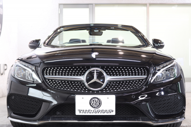 メルセデスベンツ Cクラス C180ｶﾌﾞﾘｵﾚ ｽﾎﾟｰﾂ ﾚｻﾞｰｴｸｽｸﾙｰｼﾌﾞ&ﾚｰﾀﾞｰｾｰﾌﾃｨPKG　ｷｰﾚｽｺﾞｰ 黒本革 赤幌 HDDﾅﾋﾞTV&ｷｬﾝｾﾗｰ  BT音楽 ﾊﾞｯｸｶﾒﾗ PTS DSRC LEDﾗｲﾄ AMGｴｱﾛ&19AW  ﾀﾞｲﾅﾐｯｸｾﾚｸﾄ 9AT　2年保証【期間限定在庫】