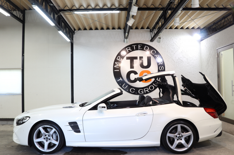 メルセデスベンツ SLクラス SL400 ﾚｰﾀﾞｰｾｰﾌﾃｨPKG　後期 ｷｰﾚｽｺﾞｰ 黒本革 ﾍﾞﾝﾁﾚｰﾀｰ ｴｱｽｶｰﾌ  HDDﾅﾋﾞTV ｽﾏﾎ連携  ﾊﾞｯｸｶﾒﾗ PTS LEDﾗｲﾄ AMGｴｱﾛ&19AW ABCｻｽ ﾌｯﾄﾄﾗﾝｸｵｰﾌﾟﾅｰ 9AT　2年保証【期間限定在庫】