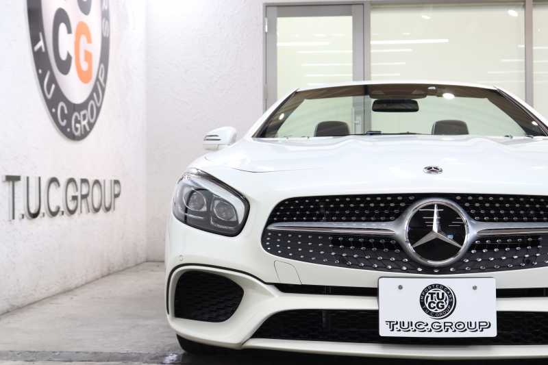 メルセデスベンツ SLクラス SL400 ﾚｰﾀﾞｰｾｰﾌﾃｨPKG　後期 ｷｰﾚｽｺﾞｰ 黒本革 ﾍﾞﾝﾁﾚｰﾀｰ ｴｱｽｶｰﾌ  HDDﾅﾋﾞTV ｽﾏﾎ連携  ﾊﾞｯｸｶﾒﾗ PTS LEDﾗｲﾄ AMGｴｱﾛ&19AW ABCｻｽ ﾌｯﾄﾄﾗﾝｸｵｰﾌﾟﾅｰ 9AT　2年保証【期間限定在庫】