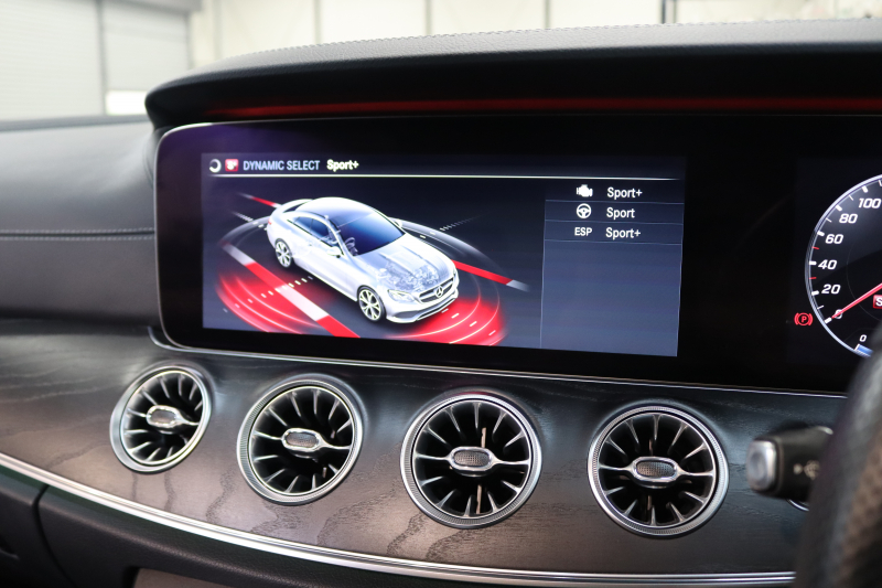 メルセデスベンツ Eクラス E300ｸｰﾍﾟ ｽﾎﾟｰﾂ ｴｸｽｸﾙｰｼﾌﾞ&ﾚｰﾀﾞｰｾｰﾌﾃｨPKG　ｷｰﾚｽｺﾞｰ 黒本革 ﾊﾟﾉﾗﾏSR ﾍｯﾄﾞｱｯﾌﾟD HDDﾅﾋﾞTV ｽﾏﾎ連携 ﾌﾞﾙﾒｽﾀｰ 360ｶﾒﾗ PTS 自動ﾄﾗﾝｸ LEDﾗｲﾄ AMGｴｱﾛ&19AW ﾀﾞｲﾅﾐｯｸｾﾚｸﾄ 9AT　2年保証