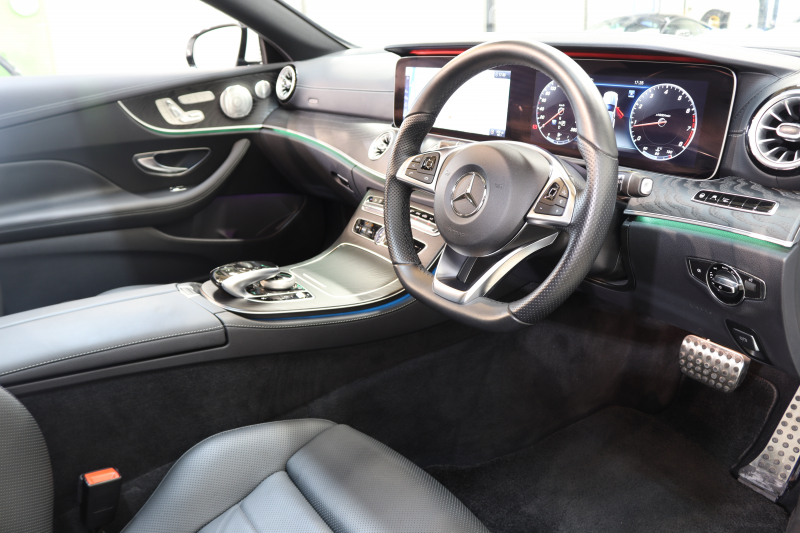 メルセデスベンツ Eクラス E300ｸｰﾍﾟ ｽﾎﾟｰﾂ ｴｸｽｸﾙｰｼﾌﾞ&ﾚｰﾀﾞｰｾｰﾌﾃｨPKG　ｷｰﾚｽｺﾞｰ 黒本革 ﾊﾟﾉﾗﾏSR ﾍｯﾄﾞｱｯﾌﾟD HDDﾅﾋﾞTV ｽﾏﾎ連携 ﾌﾞﾙﾒｽﾀｰ 360ｶﾒﾗ PTS 自動ﾄﾗﾝｸ LEDﾗｲﾄ AMGｴｱﾛ&19AW ﾀﾞｲﾅﾐｯｸｾﾚｸﾄ 9AT　2年保証