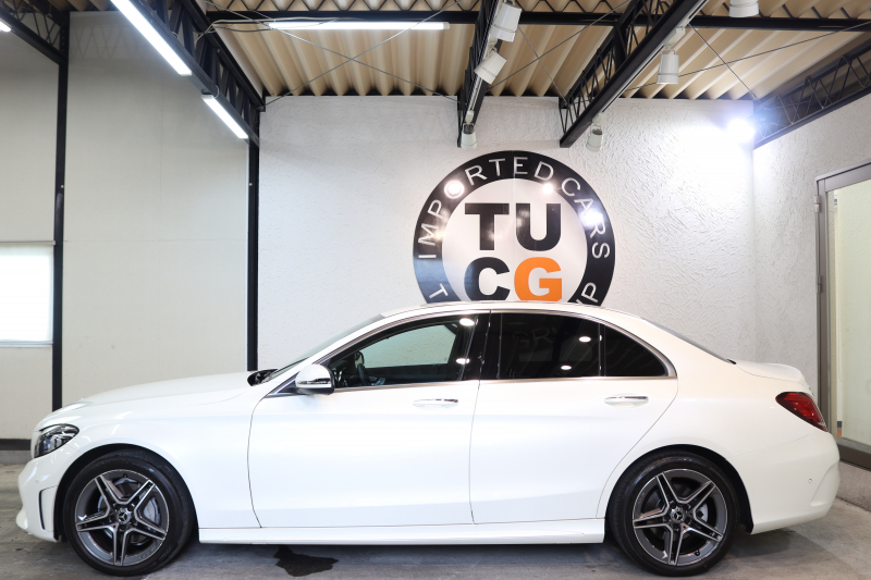 メルセデスベンツ Cクラス C220d AVG AMGﾗｲﾝ ﾚｰﾀﾞｰｾｰﾌﾃｨPKG　後期 MEｺﾈｸﾄ ｷｰﾚｽｺﾞｰ 黒革 HDDﾅﾋﾞTV ｽﾏﾎ連携 ﾊﾞｯｸｶﾒﾗ PTS LEDﾗｲﾄ AMGｴｱﾛ&18AW ﾀﾞｲﾅﾐｯｸS 9AT　2年保証