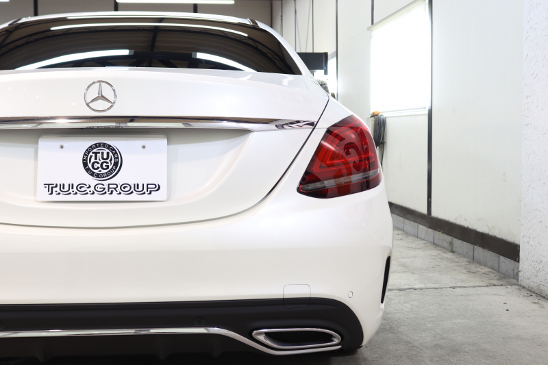 メルセデスベンツ Cクラス C220d AVG AMGﾗｲﾝ ﾚｰﾀﾞｰｾｰﾌﾃｨPKG　後期 MEｺﾈｸﾄ ｷｰﾚｽｺﾞｰ 黒革 HDDﾅﾋﾞTV ｽﾏﾎ連携 ﾊﾞｯｸｶﾒﾗ PTS LEDﾗｲﾄ AMGｴｱﾛ&18AW ﾀﾞｲﾅﾐｯｸS 9AT　2年保証