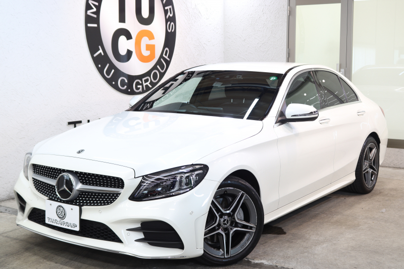 メルセデスベンツ Cクラス C220d AVG AMGﾗｲﾝ ﾚｰﾀﾞｰｾｰﾌﾃｨPKG　後期 MEｺﾈｸﾄ ｷｰﾚｽｺﾞｰ 黒革 HDDﾅﾋﾞTV ｽﾏﾎ連携 ﾊﾞｯｸｶﾒﾗ PTS LEDﾗｲﾄ AMGｴｱﾛ&18AW ﾀﾞｲﾅﾐｯｸS 9AT　2年保証