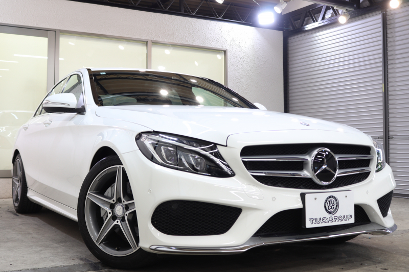 メルセデスベンツ Cクラス C200 AVG AMGﾗｲﾝ ﾚｰﾀﾞｰｾｰﾌﾃｨPKG　ｷｰﾚｽｺﾞｰ 黒革 ｼｰﾄﾋｰﾀｰ HDDﾅﾋﾞTV BT音楽 ﾊﾞｯｸｶﾒﾗ PTS LEDﾗｲﾄ AMGｴｱﾛ&18AW ﾀﾞｲﾅﾐｯｸｾﾚｸﾄ ｴｱｻｽ 　2年保証