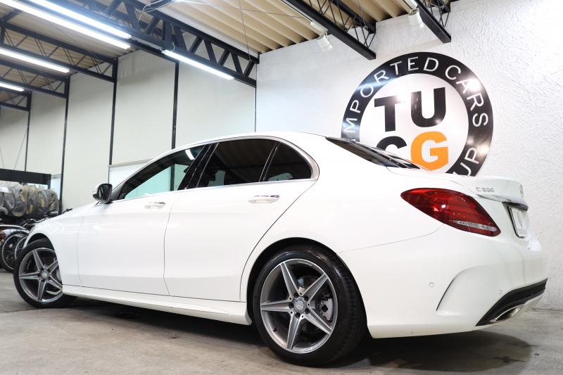 メルセデスベンツ Cクラス C200 AVG AMGﾗｲﾝ ﾚｰﾀﾞｰｾｰﾌﾃｨPKG　ｷｰﾚｽｺﾞｰ 黒革 ｼｰﾄﾋｰﾀｰ HDDﾅﾋﾞTV BT音楽 ﾊﾞｯｸｶﾒﾗ PTS LEDﾗｲﾄ AMGｴｱﾛ&18AW ﾀﾞｲﾅﾐｯｸｾﾚｸﾄ ｴｱｻｽ 　2年保証