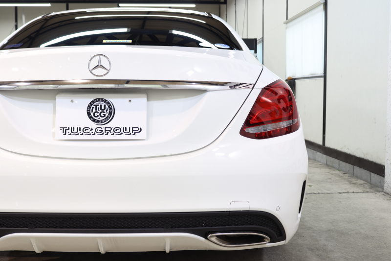 メルセデスベンツ Cクラス C200 AVG AMGﾗｲﾝ ﾚｰﾀﾞｰｾｰﾌﾃｨPKG　ｷｰﾚｽｺﾞｰ 黒革 ｼｰﾄﾋｰﾀｰ HDDﾅﾋﾞTV BT音楽 ﾊﾞｯｸｶﾒﾗ PTS LEDﾗｲﾄ AMGｴｱﾛ&18AW ﾀﾞｲﾅﾐｯｸｾﾚｸﾄ ｴｱｻｽ 　2年保証