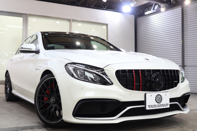 AMG Cクラス C63S ｴｸｽｸﾙｰｼﾌﾞ&ﾚｰﾀﾞｰｾｰﾌﾃｨPKG　ｷｰﾚｽｺﾞｰ 赤/黒本革 ﾊﾟﾉﾗﾏSR ﾍｯﾄﾞｱｯﾌﾟD HDDﾅﾋﾞTV&ｷｬﾝｾﾗｰ BT音楽 ﾌﾞﾙﾒｽﾀｰ ﾊﾞｯｸｶﾒﾗ PTS LEDﾗｲﾄ ﾊﾝｽﾞﾌﾘｰA AMG専用装備&ﾁｭｰﾆﾝｸﾞ ﾊﾟﾅﾒﾘｶｰﾅｸﾞﾘﾙ 7AT　2年保証