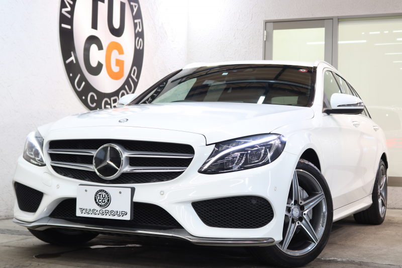 メルセデスベンツ Cクラス C200ｽﾃｰｼｮﾝﾜｺﾞﾝ ｽﾎﾟｰﾂ ﾚｰﾀﾞｰｾｰﾌﾃｨPKG　黒革 ﾍｯﾄﾞｱｯﾌﾟD HDDﾅﾋﾞTV&ｷｬﾝｾﾗｰ BT音楽 ﾊﾞｯｸｶﾒﾗ PTS LEDﾗｲﾄ 自動Rｹﾞｰﾄ AMGｴｱﾛ&18AW ﾀﾞｲﾅﾐｯｸS ｴｱｻｽ 7AT　2年保証