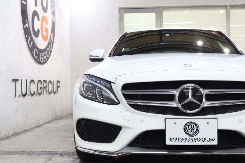 メルセデスベンツ Cクラス C200ｽﾃｰｼｮﾝﾜｺﾞﾝ ｽﾎﾟｰﾂ ﾚｰﾀﾞｰｾｰﾌﾃｨPKG　黒革 ﾍｯﾄﾞｱｯﾌﾟD HDDﾅﾋﾞTV&ｷｬﾝｾﾗｰ BT音楽 ﾊﾞｯｸｶﾒﾗ PTS LEDﾗｲﾄ 自動Rｹﾞｰﾄ AMGｴｱﾛ&18AW ﾀﾞｲﾅﾐｯｸS ｴｱｻｽ 7AT　2年保証