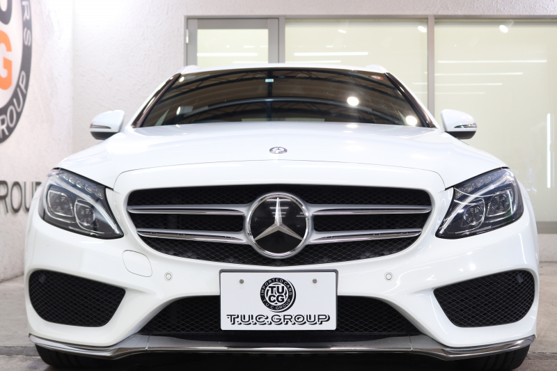 メルセデスベンツ Cクラス C200ｽﾃｰｼｮﾝﾜｺﾞﾝ ｽﾎﾟｰﾂ ﾚｰﾀﾞｰｾｰﾌﾃｨPKG　黒革 ﾍｯﾄﾞｱｯﾌﾟD HDDﾅﾋﾞTV&ｷｬﾝｾﾗｰ BT音楽 ﾊﾞｯｸｶﾒﾗ PTS LEDﾗｲﾄ 自動Rｹﾞｰﾄ AMGｴｱﾛ&18AW ﾀﾞｲﾅﾐｯｸS ｴｱｻｽ 7AT　2年保証