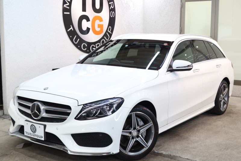 メルセデスベンツ Cクラス C200ｽﾃｰｼｮﾝﾜｺﾞﾝ ｽﾎﾟｰﾂ ﾚｰﾀﾞｰｾｰﾌﾃｨPKG　黒革 ﾍｯﾄﾞｱｯﾌﾟD HDDﾅﾋﾞTV&ｷｬﾝｾﾗｰ BT音楽 ﾊﾞｯｸｶﾒﾗ PTS LEDﾗｲﾄ 自動Rｹﾞｰﾄ AMGｴｱﾛ&18AW ﾀﾞｲﾅﾐｯｸS ｴｱｻｽ 7AT　2年保証