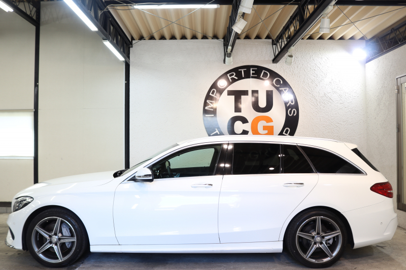 メルセデスベンツ Cクラス C200ｽﾃｰｼｮﾝﾜｺﾞﾝ ｽﾎﾟｰﾂ ﾚｰﾀﾞｰｾｰﾌﾃｨPKG　黒革 ﾍｯﾄﾞｱｯﾌﾟD HDDﾅﾋﾞTV&ｷｬﾝｾﾗｰ BT音楽 ﾊﾞｯｸｶﾒﾗ PTS LEDﾗｲﾄ 自動Rｹﾞｰﾄ AMGｴｱﾛ&18AW ﾀﾞｲﾅﾐｯｸS ｴｱｻｽ 7AT　2年保証