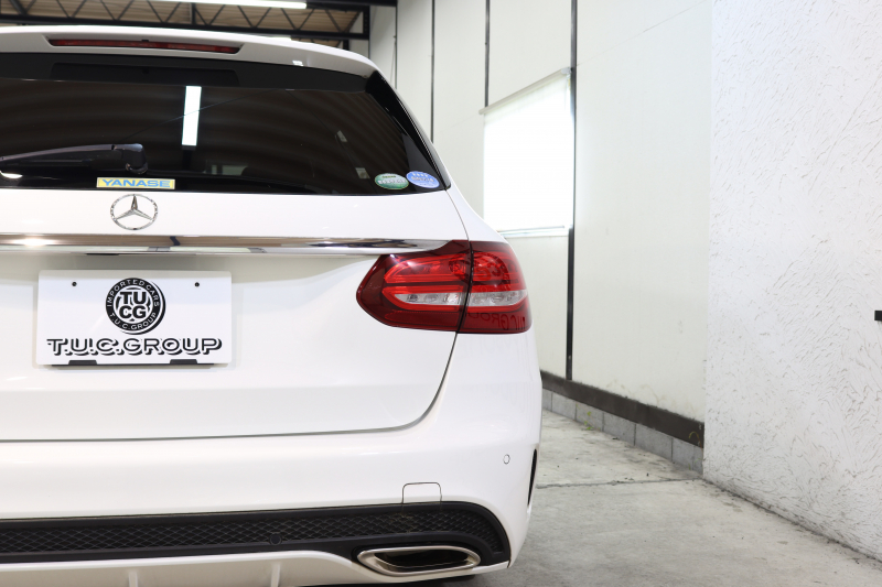 メルセデスベンツ Cクラス C200ｽﾃｰｼｮﾝﾜｺﾞﾝ ｽﾎﾟｰﾂ ﾚｰﾀﾞｰｾｰﾌﾃｨPKG　黒革 ﾍｯﾄﾞｱｯﾌﾟD HDDﾅﾋﾞTV&ｷｬﾝｾﾗｰ BT音楽 ﾊﾞｯｸｶﾒﾗ PTS LEDﾗｲﾄ 自動Rｹﾞｰﾄ AMGｴｱﾛ&18AW ﾀﾞｲﾅﾐｯｸS ｴｱｻｽ 7AT　2年保証