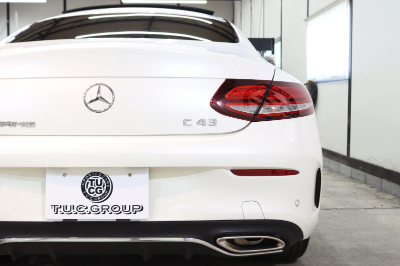 メルセデスベンツ Cクラス C180ｸｰﾍﾟ ｽﾎﾟｰﾂ ﾚｻﾞｰｴｸｽｸﾙｰｼﾌﾞ&ﾚｰﾀﾞｰｾｰﾌﾃｨPKG　後期 ｷｰﾚｽｺﾞｰ 黒本革 ﾊﾟﾉﾗﾏSR ﾍｯﾄﾞｱｯﾌﾟD HDDﾅﾋﾞTV ｽﾏﾎ連携 ﾊﾞｯｸｶﾒﾗ PTS LEDﾗｲﾄ AMGｴｱﾛ&19AW ﾀﾞｲﾅﾐｯｸS ｴｱｻｽ 9AT　2年保証