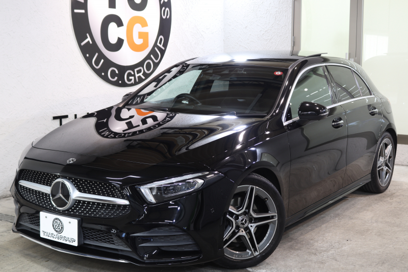 メルセデスベンツ Aクラス A180ｽﾀｲﾙ AMGﾗｲﾝ AMGﾚｻﾞｰｴｸｽｸﾙｰｼﾌﾞ&ｱﾄﾞﾊﾞﾝｽﾄﾞ&ﾚｰﾀﾞｰｾｰﾌﾃｨPKG　ｷｰﾚｽｺﾞｰ 灰/黒本革 ﾊﾟﾉﾗﾏSR ﾍｯﾄﾞｱｯﾌﾟD MBUXﾅﾋﾞTV ｽﾏﾎ連携 ｱﾄﾞﾊﾞﾝｽﾄﾞｻｳﾝﾄﾞ 360ｶﾒﾗ PTS LEDﾗｲﾄ AMGｴｱﾛ&18AW 7AT　2年保証