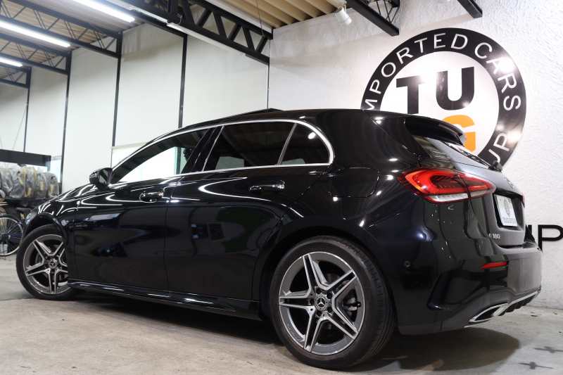 メルセデスベンツ Aクラス A180ｽﾀｲﾙ AMGﾗｲﾝ AMGﾚｻﾞｰｴｸｽｸﾙｰｼﾌﾞ&ｱﾄﾞﾊﾞﾝｽﾄﾞ&ﾚｰﾀﾞｰｾｰﾌﾃｨPKG　ｷｰﾚｽｺﾞｰ 灰/黒本革 ﾊﾟﾉﾗﾏSR ﾍｯﾄﾞｱｯﾌﾟD MBUXﾅﾋﾞTV ｽﾏﾎ連携 ｱﾄﾞﾊﾞﾝｽﾄﾞｻｳﾝﾄﾞ 360ｶﾒﾗ PTS LEDﾗｲﾄ AMGｴｱﾛ&18AW 7AT　2年保証