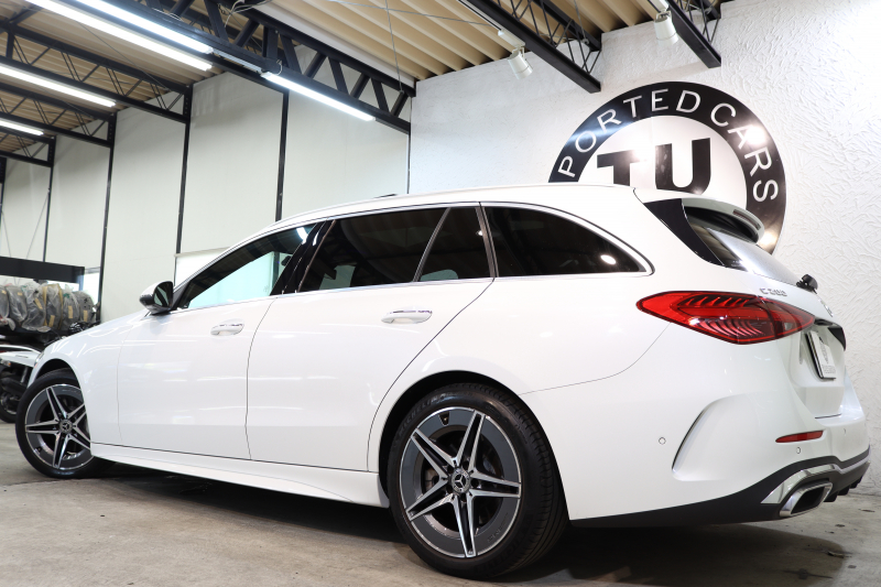 メルセデスベンツ Cクラス C200ｽﾃｰｼｮﾝﾜｺﾞﾝ AVG AMGﾗｲﾝ ﾚｻﾞｰｴｸｽｸﾙｰｼﾌﾞ&ﾍﾞｰｼｯｸ&ﾚｰﾀﾞｰｾｰﾌﾃｨPKG　ISG搭載 1ｵｰﾅｰ ｷｰﾚｽｺﾞｰ 黒本革 ﾊﾟﾉﾗﾏSR ﾍｯﾄﾞｱｯﾌﾟD MBUXﾅﾋﾞTV&ARﾅﾋﾞ ｽﾏﾎ連携 360ｶﾒﾗ PTS LEDﾗｲﾄ自動Rｹﾞｰﾄ AMGｴｱﾛ&18AW ﾘｱｱｸｽﾙｽﾃｱﾘﾝｸﾞ 9AT　2年保証