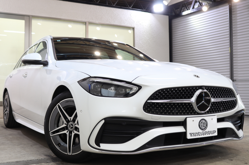 メルセデスベンツ Cクラス C200ｽﾃｰｼｮﾝﾜｺﾞﾝ AVG AMGﾗｲﾝ ﾚｻﾞｰｴｸｽｸﾙｰｼﾌﾞ&ﾍﾞｰｼｯｸ&ﾚｰﾀﾞｰｾｰﾌﾃｨPKG　ISG搭載 1ｵｰﾅｰ ｷｰﾚｽｺﾞｰ 黒本革 ﾊﾟﾉﾗﾏSR ﾍｯﾄﾞｱｯﾌﾟD MBUXﾅﾋﾞTV&ARﾅﾋﾞ ｽﾏﾎ連携 360ｶﾒﾗ PTS LEDﾗｲﾄ自動Rｹﾞｰﾄ AMGｴｱﾛ&18AW ﾘｱｱｸｽﾙｽﾃｱﾘﾝｸﾞ 9AT　2年保証