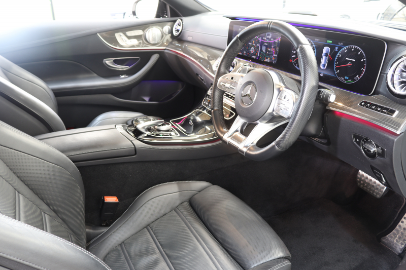 AMG Eクラス E53ｸｰﾍﾟ 4MATIC+ ｴｸｽｸﾙｰｼﾌﾞ&ﾚｰﾀﾞｰｾｰﾌﾃｨPKG　ISG搭載 中期 ｷｰﾚｽｺﾞｰ 黒本革 ﾊﾟﾉﾗﾏSR ﾍｯﾄﾞｱｯﾌﾟD HDDﾅﾋﾞTV ｽﾏﾎ連携 ﾌﾞﾙﾒｽﾀｰ 360ｶﾒﾗ PTS LEDﾗｲﾄ 自動ﾄﾗﾝｸ ﾊﾝｽﾞﾌﾘｰA AMG専用装備&ﾁｭｰﾆﾝｸﾞ ｴｱｻｽ 9AT　2年保証