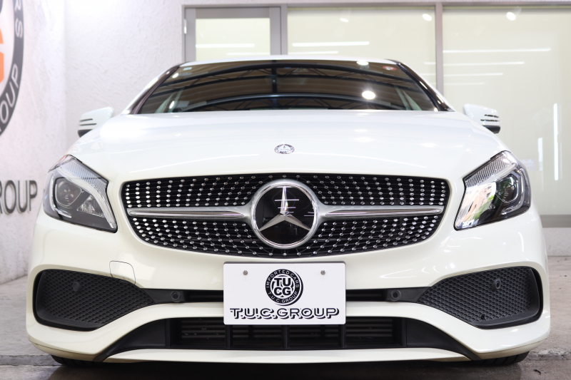 メルセデスベンツ Aクラス A180ｽﾎﾟｰﾂ ﾍﾞｰｼｯｸ&ﾚｰﾀﾞｰｾｰﾌﾃｨPKG　後期 ｷｰﾚｽｺﾞｰ ﾚｻﾞｰDINAMICAｼｰﾄ ｼｰﾄﾋｰﾀｰ HDDﾅﾋﾞTV BT音楽 ﾊﾞｯｸｶﾒﾗ PTS LEDﾗｲﾄ AMGｴｱﾛ&18AW ﾀﾞｲﾅﾐｯｸS 7AT　2年保証