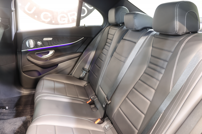 メルセデスベンツ Eクラス E200ｽﾎﾟｰﾂ AMGﾗｲﾝｲﾝﾃﾘｱ&ｴｸｽｸﾙｰｼﾌﾞ&ﾚｰﾀﾞｰｾｰﾌﾃｨPKG　BSG搭載 後期 ｷｰﾚｽｺﾞｰ 黒本革 ﾍｯﾄﾞｱｯﾌﾟD MBUXﾅﾋﾞTV ｽﾏﾎ連携 ﾌﾞﾙﾒｽﾀｰ 360ｶﾒﾗ PTS LEDﾗｲﾄ 自動ﾄﾗﾝｸ AMGｴｱﾛ&19AW 9AT　2年保証