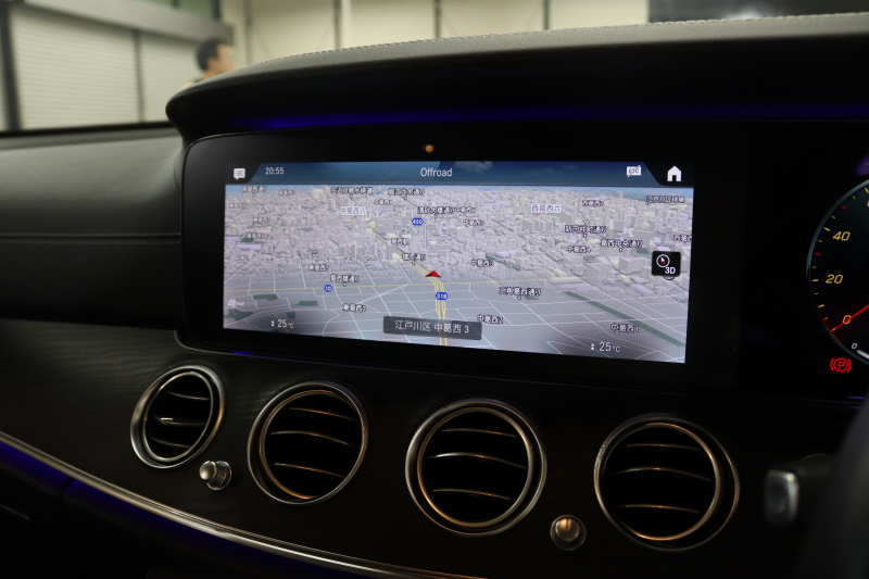 メルセデスベンツ Eクラス E200ｽﾎﾟｰﾂ AMGﾗｲﾝｲﾝﾃﾘｱ&ｴｸｽｸﾙｰｼﾌﾞ&ﾚｰﾀﾞｰｾｰﾌﾃｨPKG　BSG搭載 後期 ｷｰﾚｽｺﾞｰ 黒本革 ﾍｯﾄﾞｱｯﾌﾟD MBUXﾅﾋﾞTV ｽﾏﾎ連携 ﾌﾞﾙﾒｽﾀｰ 360ｶﾒﾗ PTS LEDﾗｲﾄ 自動ﾄﾗﾝｸ AMGｴｱﾛ&19AW 9AT　2年保証