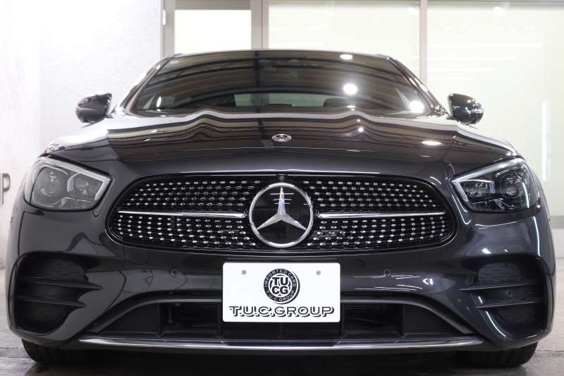 メルセデスベンツ Eクラス E200ｽﾎﾟｰﾂ AMGﾗｲﾝｲﾝﾃﾘｱ&ｴｸｽｸﾙｰｼﾌﾞ&ﾚｰﾀﾞｰｾｰﾌﾃｨPKG　BSG搭載 後期 ｷｰﾚｽｺﾞｰ 黒本革 ﾍｯﾄﾞｱｯﾌﾟD MBUXﾅﾋﾞTV ｽﾏﾎ連携 ﾌﾞﾙﾒｽﾀｰ 360ｶﾒﾗ PTS LEDﾗｲﾄ 自動ﾄﾗﾝｸ AMGｴｱﾛ&19AW 9AT　2年保証