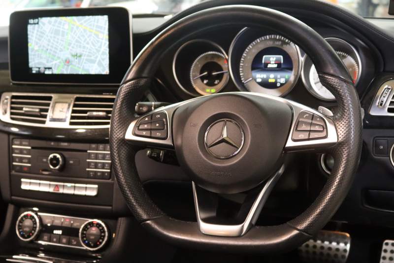 メルセデスベンツ CLS CLS400 AMGﾗｲﾝ ﾚｰﾀﾞｰｾｰﾌﾃｨPKG　後期 ｷｰﾚｽｺﾞｰ 黒本革 SR HDDﾅﾋﾞTV BT音楽 360ｶﾒﾗ PTS LEDﾗｲﾄ 自動ﾄﾗﾝｸ AMGｴｱﾛ&19AW ｴｱｻｽ 7AT　2年保証