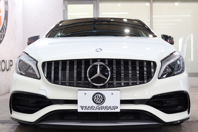 AMG Aクラス A45 4MATIC AMGｱﾄﾞﾊﾞﾝｽﾄﾞ&ﾚｰﾀﾞｰｾｰﾌﾃｨPKG　後期 ｷｰﾚｽｺﾞｰ 黒本革 ｼｰﾄﾋｰﾀｰ HDDﾅﾋﾞTV BT音楽 ﾊﾞｯｸｶﾒﾗ PTS LEDﾗｲﾄ ﾊﾟﾅﾒﾘｶｰﾅｸﾞﾘﾙ AMG強化ﾌﾞﾚｰｷ AMG専用装備&ﾁｭｰﾆﾝｸﾞ ﾀﾞｲﾅﾐｯｸｾﾚｸﾄ 7AT ECO　2年保証