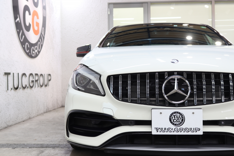 AMG Aクラス A45 4MATIC AMGｱﾄﾞﾊﾞﾝｽﾄﾞ&ﾚｰﾀﾞｰｾｰﾌﾃｨPKG　後期 ｷｰﾚｽｺﾞｰ 黒本革 ｼｰﾄﾋｰﾀｰ HDDﾅﾋﾞTV BT音楽 ﾊﾞｯｸｶﾒﾗ PTS LEDﾗｲﾄ ﾊﾟﾅﾒﾘｶｰﾅｸﾞﾘﾙ AMG強化ﾌﾞﾚｰｷ AMG専用装備&ﾁｭｰﾆﾝｸﾞ ﾀﾞｲﾅﾐｯｸｾﾚｸﾄ 7AT ECO　2年保証