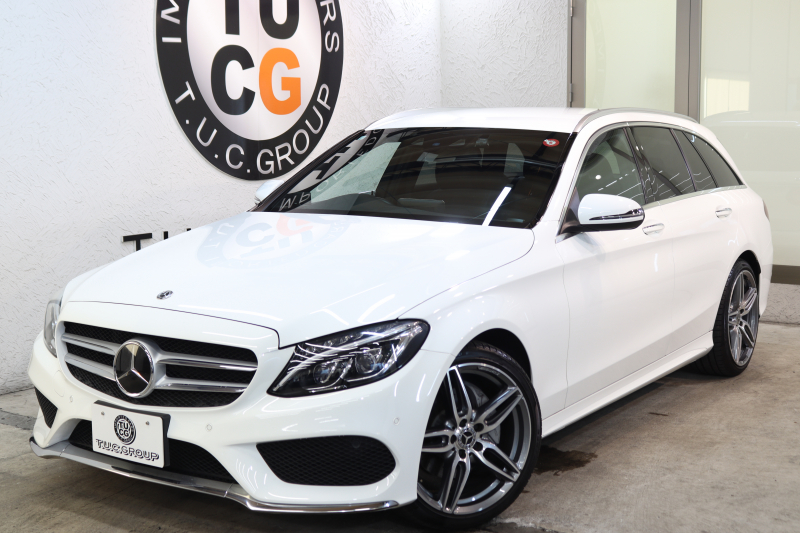 メルセデスベンツ Cクラス C200ｽﾃｰｼｮﾝﾜｺﾞﾝ ｽﾎﾟｰﾂ 本革仕様 ﾚｰﾀﾞｰｾｰﾌﾃｨPKG　ｷｰﾚｽｺﾞｰ 黒本革 HDDﾅﾋﾞTV BT音楽 ﾊﾞｯｸｶﾒﾗ PTS LEDﾗｲﾄ ﾊﾝｽﾞﾌﾘｰA AMGｴｱﾛ&18AW ｴｱｻｽ 7AT　2年保証