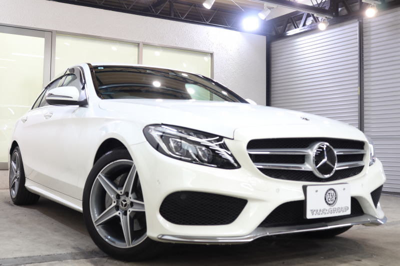 メルセデスベンツ Cクラス C200 AVG AMGﾗｲﾝ ﾚｻﾞｰｴｸｽｸﾙｰｼﾌﾞ&ﾚｰﾀﾞｰｾｰﾌﾃｨPKG　中期 ｷｰﾚｽｺﾞｰ 黒本革 ｼｰﾄﾋｰﾀｰ  ﾍｯﾄﾞｱｯﾌﾟD HDDﾅﾋﾞTV BT音楽 ﾊﾞｯｸｶﾒﾗ PTS LEDﾗｲﾄ ﾌｯﾄﾄﾗﾝｸOP AMGｴｱﾛ&18AW ﾀﾞｲﾅﾐｯｸｾﾚｸﾄ ｴｱｻｽ 9AT　2年保証