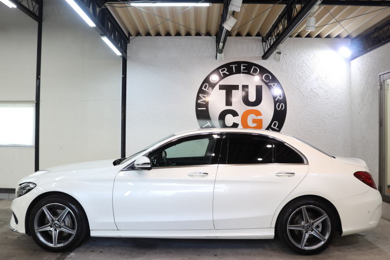 メルセデスベンツ Cクラス C200 AVG AMGﾗｲﾝ ﾚｻﾞｰｴｸｽｸﾙｰｼﾌﾞ&ﾚｰﾀﾞｰｾｰﾌﾃｨPKG　中期 ｷｰﾚｽｺﾞｰ 黒本革 ｼｰﾄﾋｰﾀｰ  ﾍｯﾄﾞｱｯﾌﾟD HDDﾅﾋﾞTV BT音楽 ﾊﾞｯｸｶﾒﾗ PTS LEDﾗｲﾄ ﾌｯﾄﾄﾗﾝｸOP AMGｴｱﾛ&18AW ﾀﾞｲﾅﾐｯｸｾﾚｸﾄ ｴｱｻｽ 9AT　2年保証