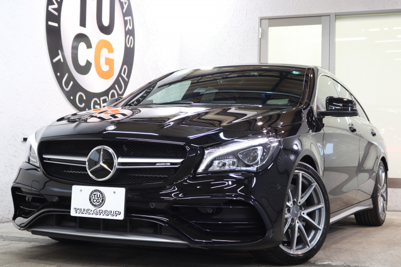 AMG CLAクラス CLA45 ｼｭｰﾃｨﾝｸﾞﾌﾞﾚｰｸ 4MATIC AMGｱﾄﾞﾊﾞﾝｽﾄ&ﾍﾞｰｼｯｸ&ﾚｰﾀﾞｰｾｰﾌﾃｨPKG　後期 ｷｰﾚｽｺﾞｰ 黒本革 ﾊﾟﾉﾗﾏSR HDDﾅﾋﾞTV ｽﾏﾎ連携 harman/kardon ﾊﾞｯｸｶﾒﾗ PTS LED-H/L ﾊﾝｽﾞﾌﾘｰA AMGｴｱﾛ&18AW AMG強化ﾌﾞﾚｰｷ　2年保証