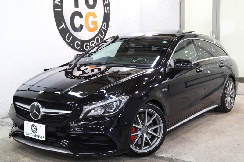 AMG CLAクラス CLA45 ｼｭｰﾃｨﾝｸﾞﾌﾞﾚｰｸ 4MATIC AMGｱﾄﾞﾊﾞﾝｽﾄ&ﾍﾞｰｼｯｸ&ﾚｰﾀﾞｰｾｰﾌﾃｨPKG　後期 ｷｰﾚｽｺﾞｰ 黒本革 ﾊﾟﾉﾗﾏSR HDDﾅﾋﾞTV ｽﾏﾎ連携 harman/kardon ﾊﾞｯｸｶﾒﾗ PTS LED-H/L ﾊﾝｽﾞﾌﾘｰA AMGｴｱﾛ&18AW AMG強化ﾌﾞﾚｰｷ　2年保証