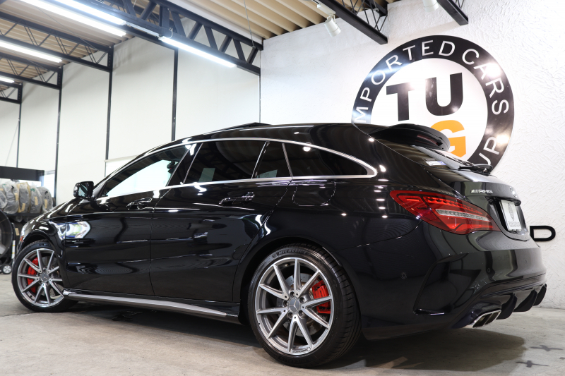 AMG CLAクラス CLA45 ｼｭｰﾃｨﾝｸﾞﾌﾞﾚｰｸ 4MATIC AMGｱﾄﾞﾊﾞﾝｽﾄ&ﾍﾞｰｼｯｸ&ﾚｰﾀﾞｰｾｰﾌﾃｨPKG　後期 ｷｰﾚｽｺﾞｰ 黒本革 ﾊﾟﾉﾗﾏSR HDDﾅﾋﾞTV ｽﾏﾎ連携 harman/kardon ﾊﾞｯｸｶﾒﾗ PTS LED-H/L ﾊﾝｽﾞﾌﾘｰA AMGｴｱﾛ&18AW AMG強化ﾌﾞﾚｰｷ　2年保証