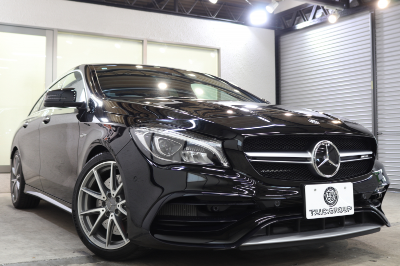 AMG CLAクラス CLA45 ｼｭｰﾃｨﾝｸﾞﾌﾞﾚｰｸ 4MATIC AMGｱﾄﾞﾊﾞﾝｽﾄ&ﾍﾞｰｼｯｸ&ﾚｰﾀﾞｰｾｰﾌﾃｨPKG　後期 ｷｰﾚｽｺﾞｰ 黒本革 ﾊﾟﾉﾗﾏSR HDDﾅﾋﾞTV ｽﾏﾎ連携 harman/kardon ﾊﾞｯｸｶﾒﾗ PTS LED-H/L ﾊﾝｽﾞﾌﾘｰA AMGｴｱﾛ&18AW AMG強化ﾌﾞﾚｰｷ　2年保証