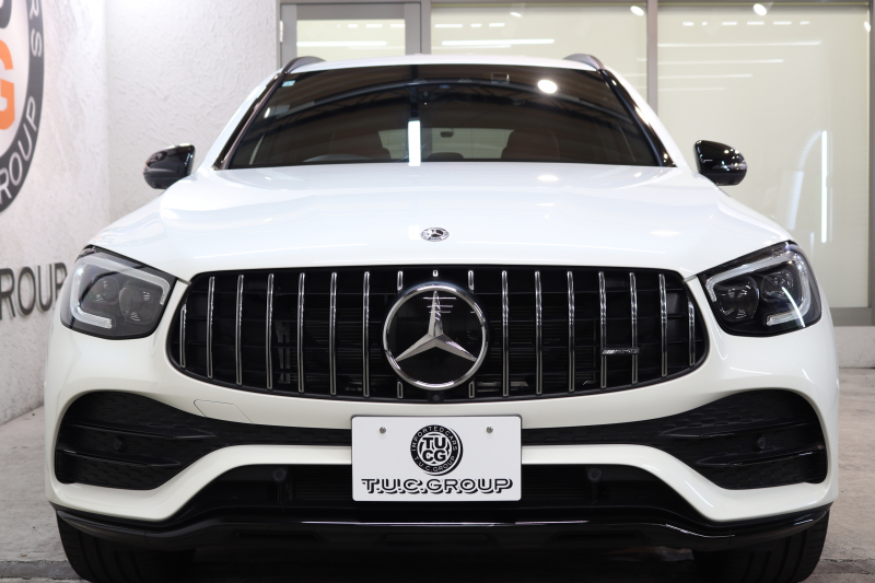 AMG GLC GLC43 4MATIC ﾚｻﾞｰｴｸｽｸﾙｰｼﾌﾞ&ﾚｰﾀﾞｰｾｰﾌﾃｨPKG　後期 1ｵｰﾅｰ MEｺﾈｸﾄ ｷｰﾚｽｺﾞｰ 黒/赤本革 全席ｼｰﾄﾋｰﾀｰ HUD MBUXﾅﾋﾞTV BT音楽 ﾌﾞﾙﾒｽﾀｰ 360ｶﾒﾗ PTS DSRC ﾊﾝｽﾞﾌﾘｰA AMGｴｱﾛ&20AW AMGﾗｲﾄﾞｺﾝﾄﾛｰﾙ+ｴｱｻｽ 9AT　2年保証