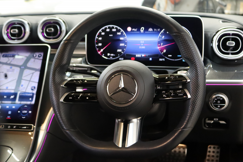 メルセデスベンツ Cクラス C200 4MATIC AVG AMGﾗｲﾝ ﾚｻﾞｰｴｸｽｸﾙｰｼﾌﾞ&ﾚｰﾀﾞｰｾｰﾌﾃｨPKG　ISG搭載 ｷｰﾚｽｺﾞｰ 黒本革 ﾊﾟﾉﾗﾏSR MBUXﾅﾋﾞTV ｽﾏﾎ連携 360ｶﾒﾗ PTS DSRC DIGITALﾗｲﾄ AMGｴｱﾛ&18AW ﾀﾞｲﾅﾐｯｸｾﾚｸﾄ ﾜｲﾔﾚｽ充電 9AT　2年保証