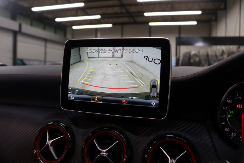 AMG Aクラス A45 4MATIC AMGｱﾄﾞﾊﾞﾝｽﾄﾞ&ﾚｰﾀﾞｰｾｰﾌﾃｨPKG　後期 ｷｰﾚｽｺﾞｰ 黒本革 ﾊﾟﾉﾗﾏSR HDDﾅﾋﾞTV BT音楽 harman/kardon ﾊﾞｯｸｶﾒﾗ PTS LEDﾗｲﾄ AMG専用装備&ﾁｭｰﾆﾝｸﾞﾀﾞｲﾅﾐｯｸS 7AT　2年保証