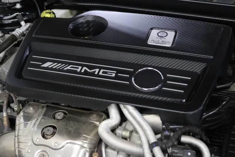 AMG Aクラス A45 4MATIC ﾚｰﾀﾞｰｾｰﾌﾃｨPKG　後期 ｷｰﾚｽｺﾞｰ 黒本革 HDDﾅﾋﾞTV ｽﾏﾎ連携 ﾊﾞｯｸｶﾒﾗ PTS LEDﾗｲﾄ AMG専用装備&ﾁｭｰﾆﾝｸﾞ ﾀﾞｲﾅﾐｯｸS BBS18AW 7AT　2年保証