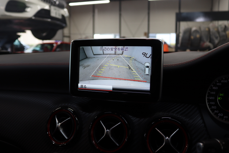 AMG Aクラス A45 4MATIC AMGｱﾄﾞﾊﾞﾝｽﾄ&ﾚｰﾀﾞｰｾｰﾌﾃｨPKG　黒本革 HDDﾅﾋﾞTV BT音楽 harman/kardon ﾊﾞｯｸｶﾒﾗ PTS ｷｾﾉﾝﾗｲﾄ AMG専用装備&ﾁｭｰﾆﾝｸﾞ 7AT　2年保証